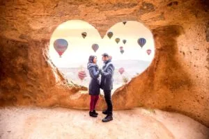 Cappadocia Hot Air Balloon Couple