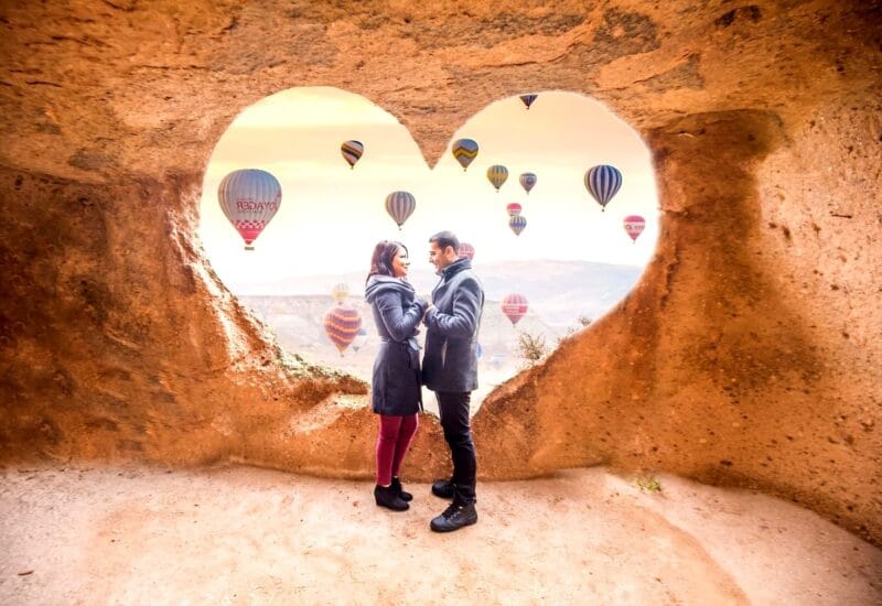Cappadocia Hot Air Balloon Couple