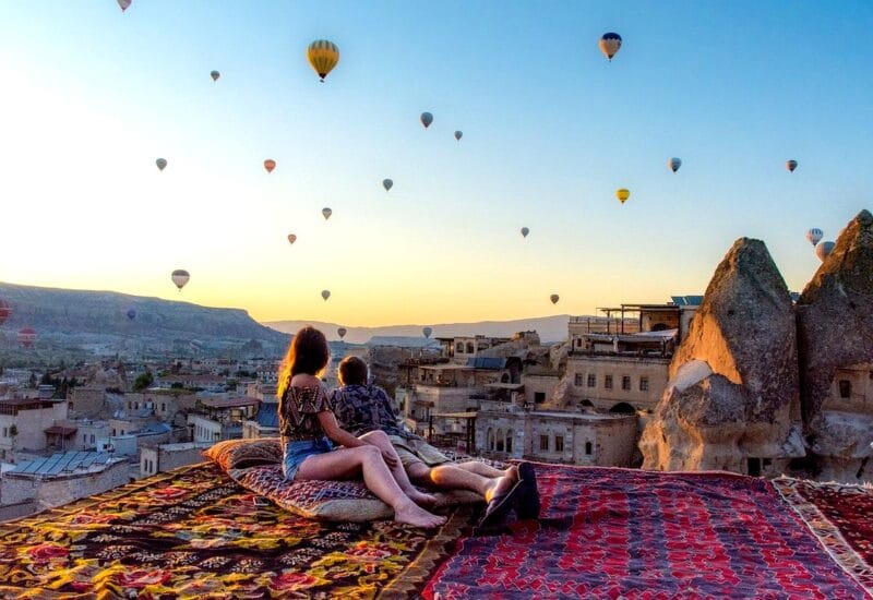 Cappadocia Hot Air Balloons View Terrace 3