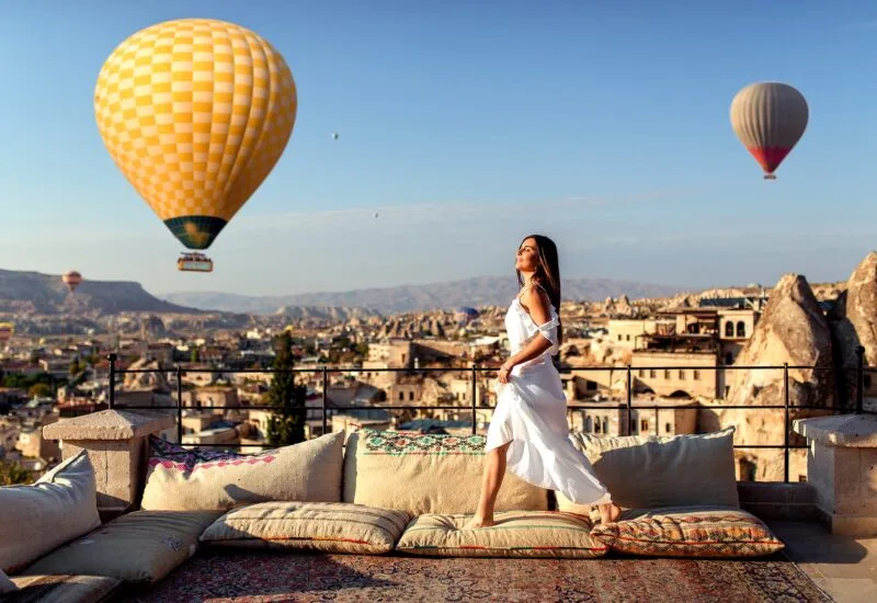 Cappadocia Hot Air Balloons View Terrace 4
