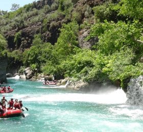 Jeep Safari, Rafting & Zipline Combo Tour from Antalya tour in Koprulu Canyon National Park